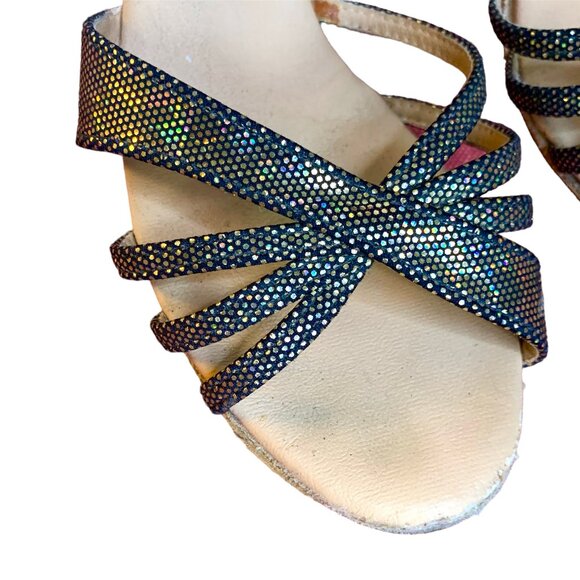 Salsa 💃🏻 Sandal, Freed of London, Glittery Gold 8M - Picture 10 of 11